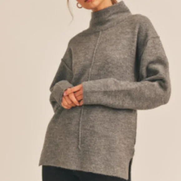 NWT - Lush Turtleneck Sweater - Picture 3 of 7